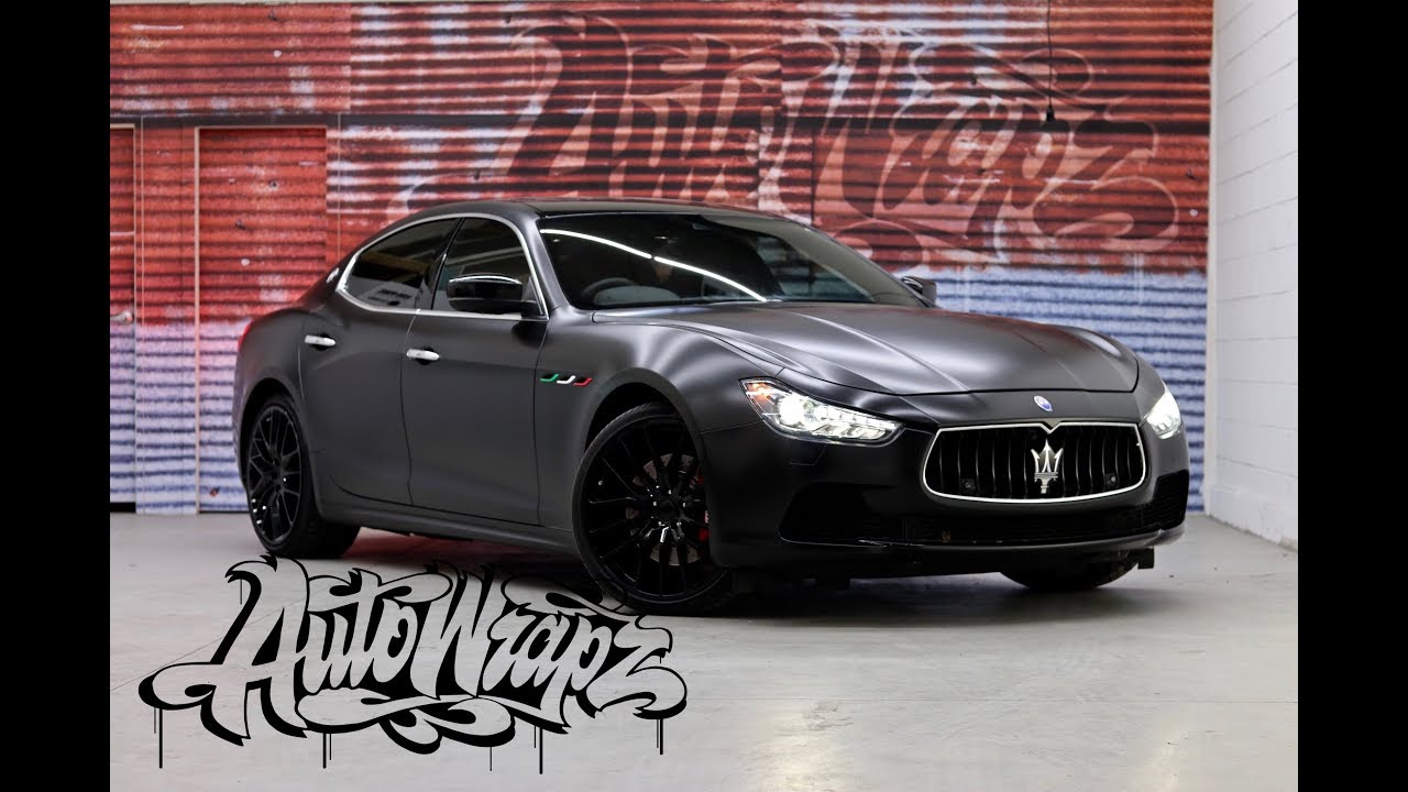 Maserati Ghibli goes SATIN BLACK