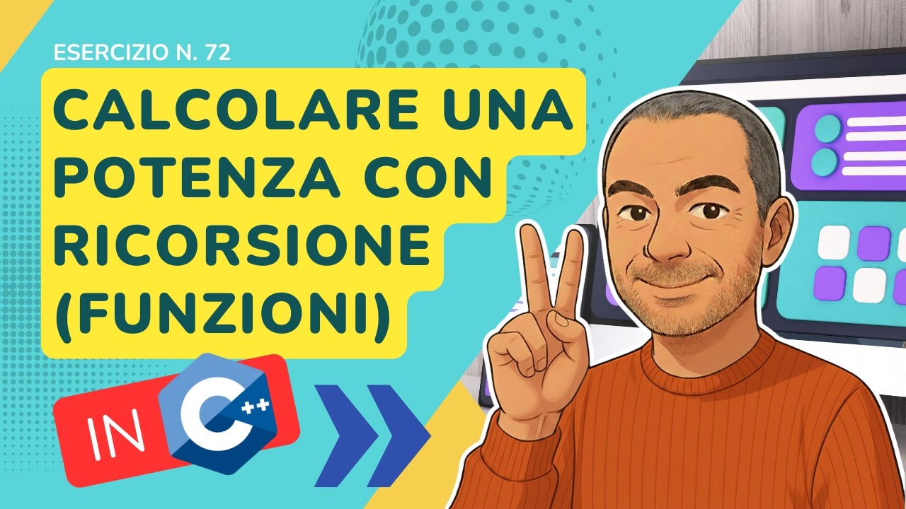 C++: potenza iterativa e ricorsiva a confronto – esercizio svolto n. 72