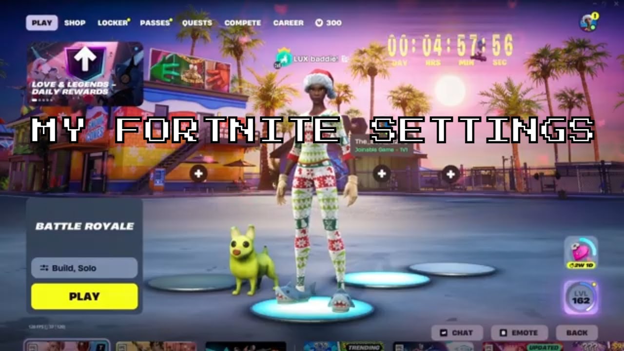 tier 17 pro shows you his fortnite settings (peak)