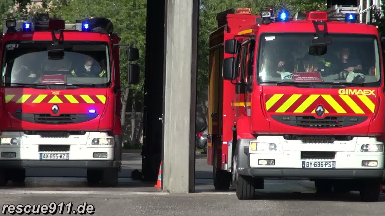 Départ incendie SDIS 68 CIS Mulhouse