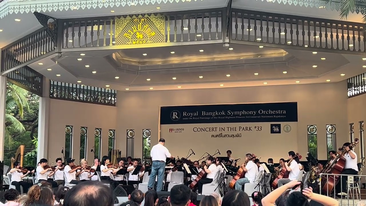 Sleeping Beauty by Tchaikovsky performed by Royal Bangkok symphony in Lumpinee Park, Bsngkok