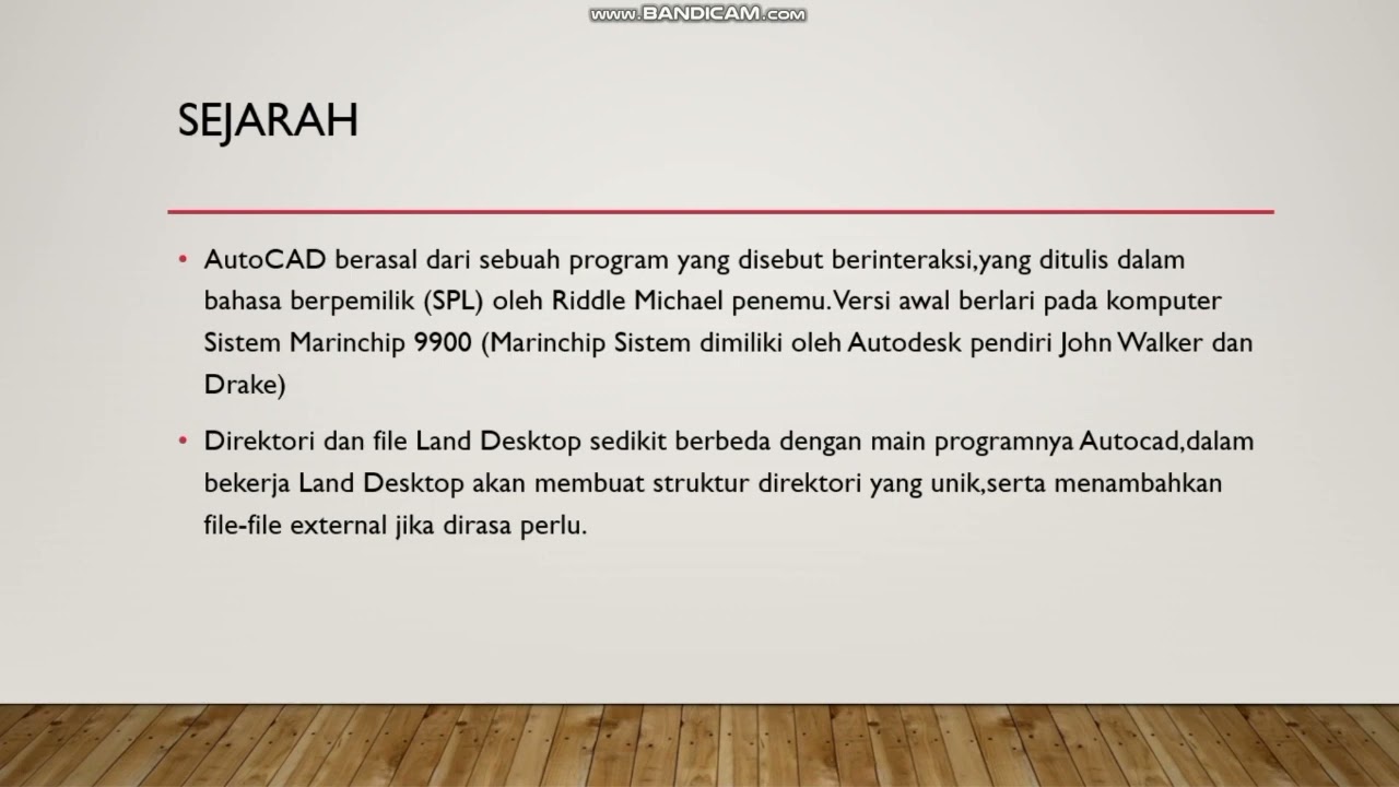 MATERI AUTOCAD LAND DESKTOP
