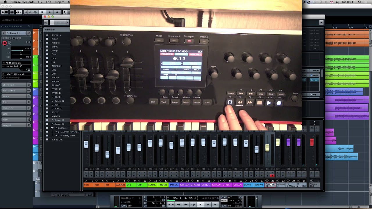Cubase, Nuendo midi controller Nektar Panorama P4