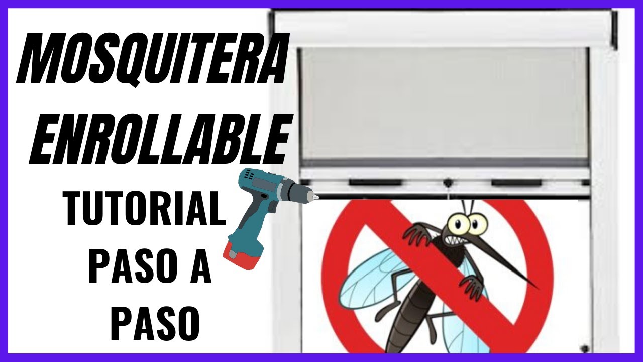 🦟Colocar MOSQUITERA Enrollable. Mosquiteras de Aluminio