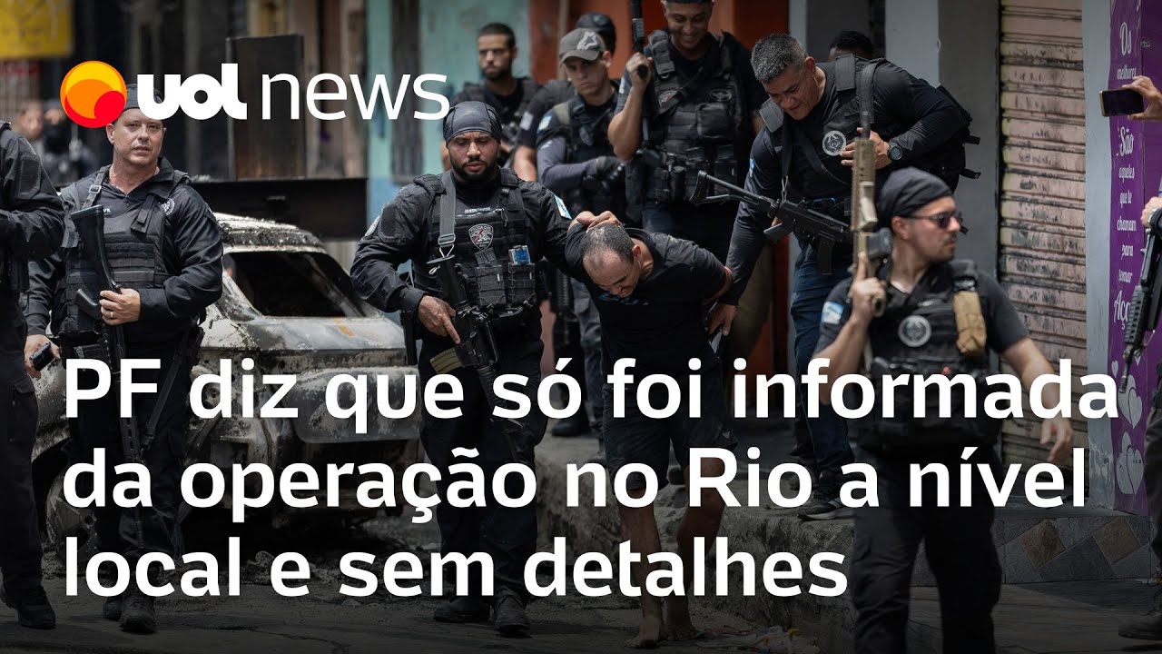 PF diz que s&oacute; foi informada da opera&ccedil;&atilde;o no Rio contra o CV a 'n&iacute;vel local' e sem detalhes