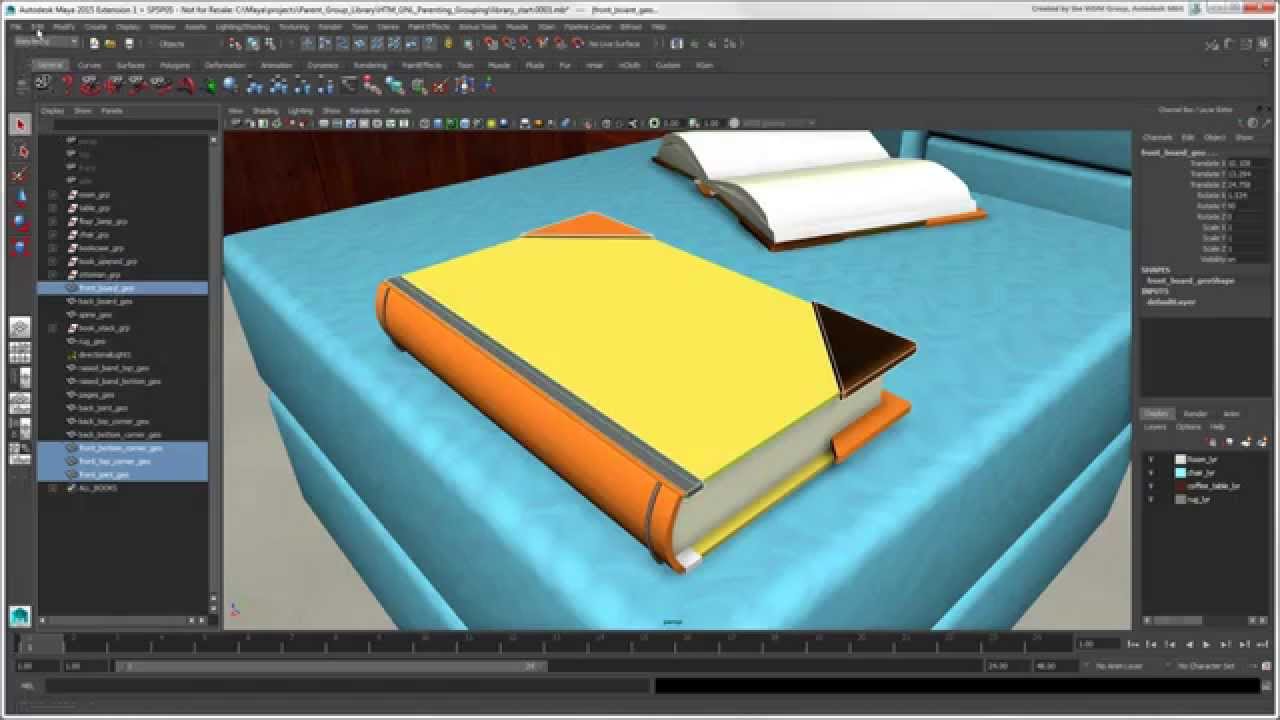 Softimage to Maya Bridge: Organizing Your Maya Scene with Hierarchies and Groups