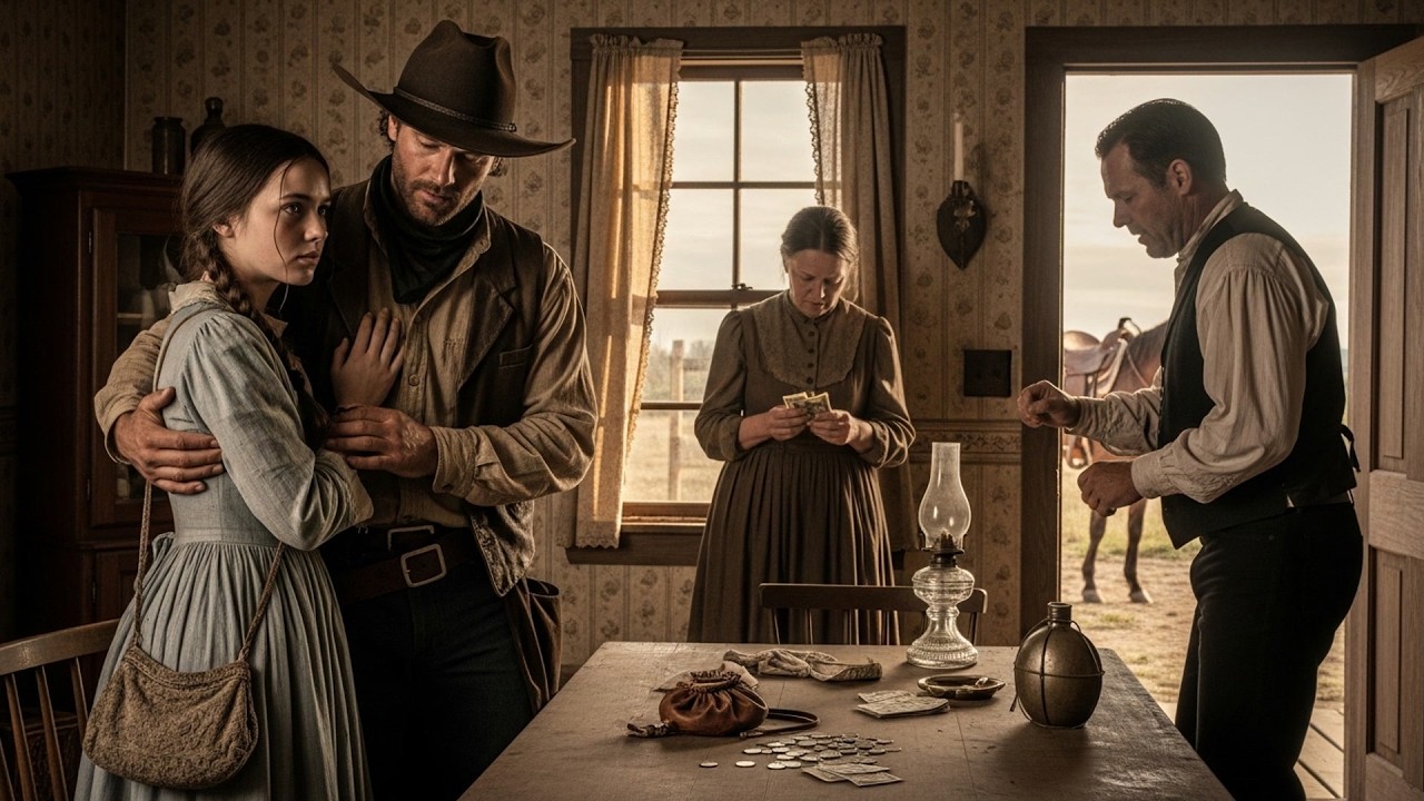 Her Mother Sold Her To A Man She Feared, The Cowboy Stopped The Sale And Took Her Away