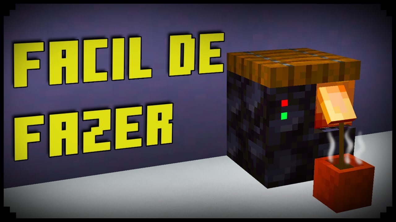 🦊Essa cafeteira &eacute; SUPER F&Aacute;CIL de fazer no Minecraft
