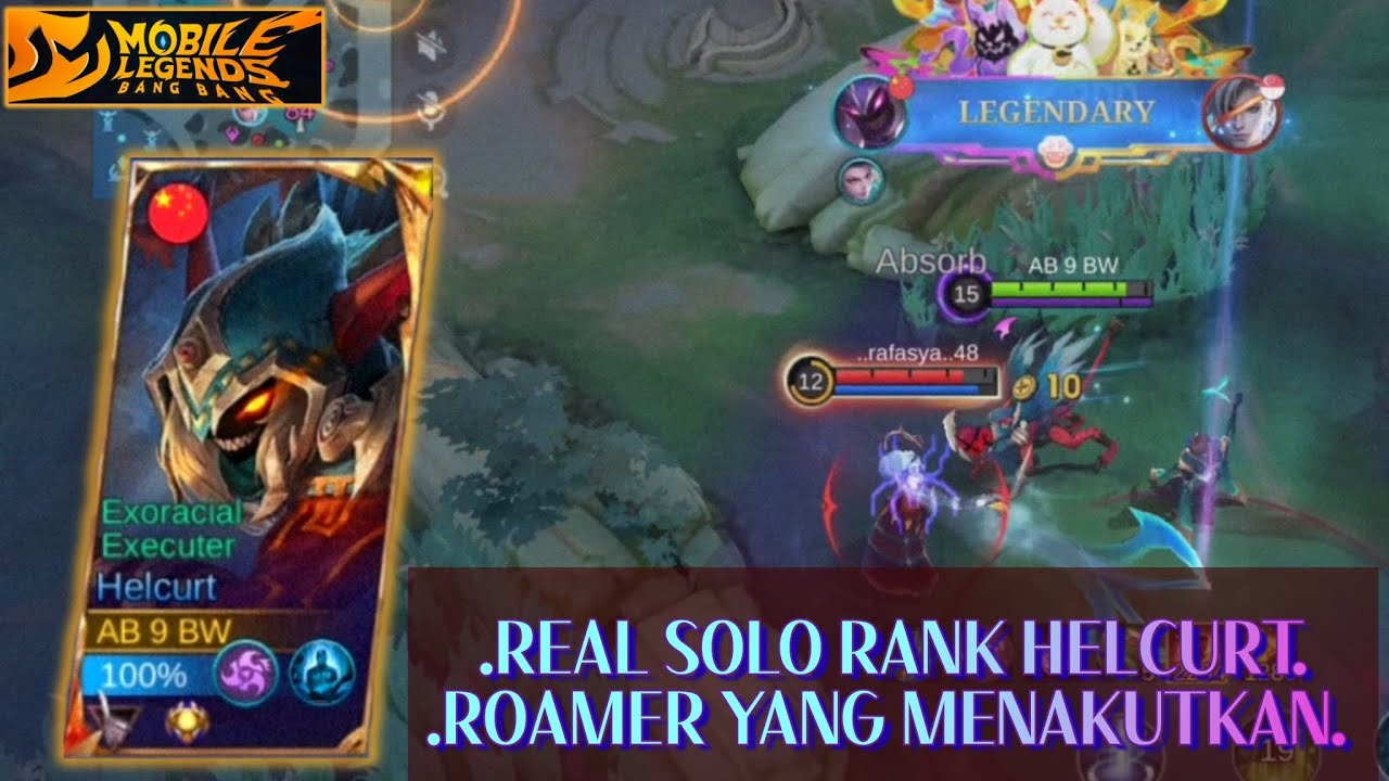 MOBILE LEGENDS: BANG BANG | 5 VS 5 | REAL SOLO RANK HELCURT | ROAM HELCURT | #mobilelegends #mlbb 