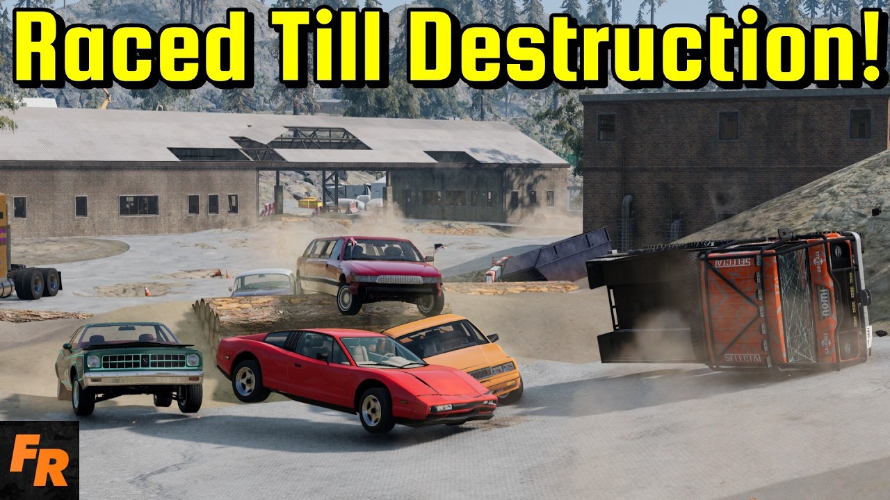 Our Craziest Race Till Destruction Yet! - BeamNG Drive