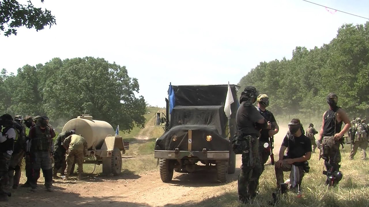 Playing Paintball at Oklahoma D-Day with Surplus from GovLiquidation.com