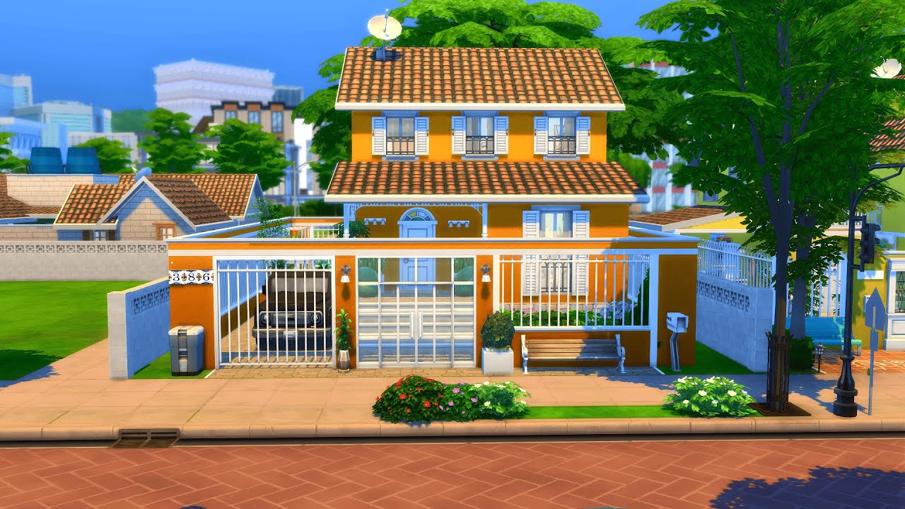 Casa Brasileira Pequena Povoando NewCrest #6 | The Sims 4 (Speed Build)
