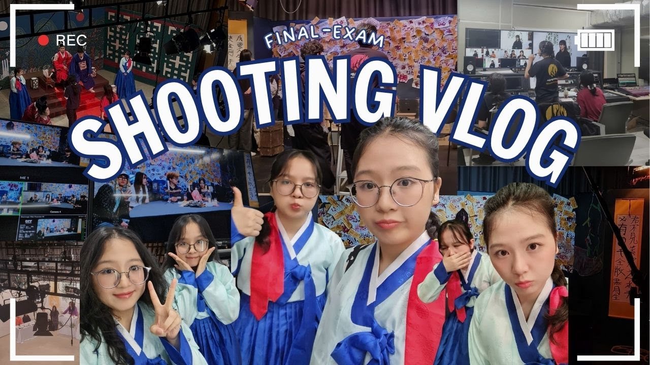 Shooting Vlog 🎬 | 24h KHÔNG NGỦ quay dự án cuối kỳ tại trường Nghệ thuật Hàn Quốc 🤯