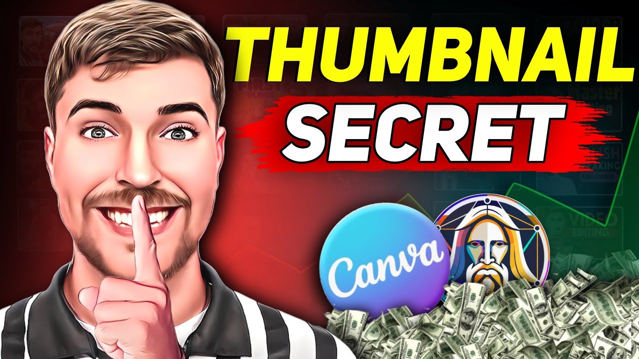 MrBeast Thumbnail Ka Secret 😱 | AI Se Thumbnail Breakdown + Canva Tutorial