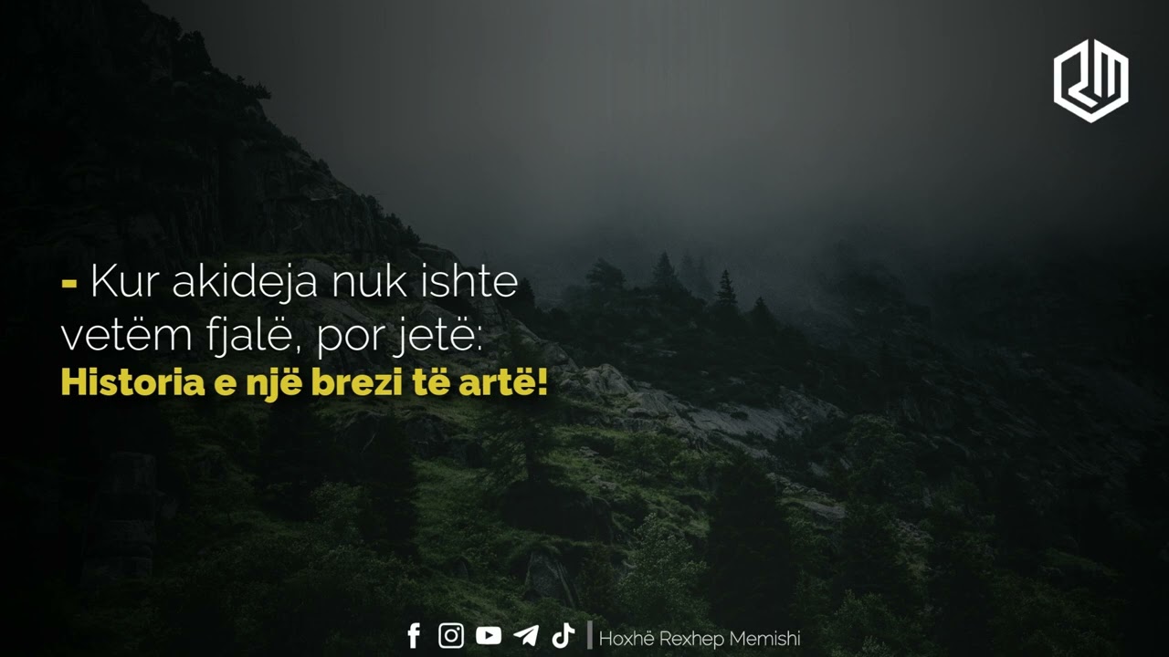 Kur akideja nuk ishte vetëm fjalë, por jetë: Historia e një brezi të artë! - Hoxhë Rexhep Memishi