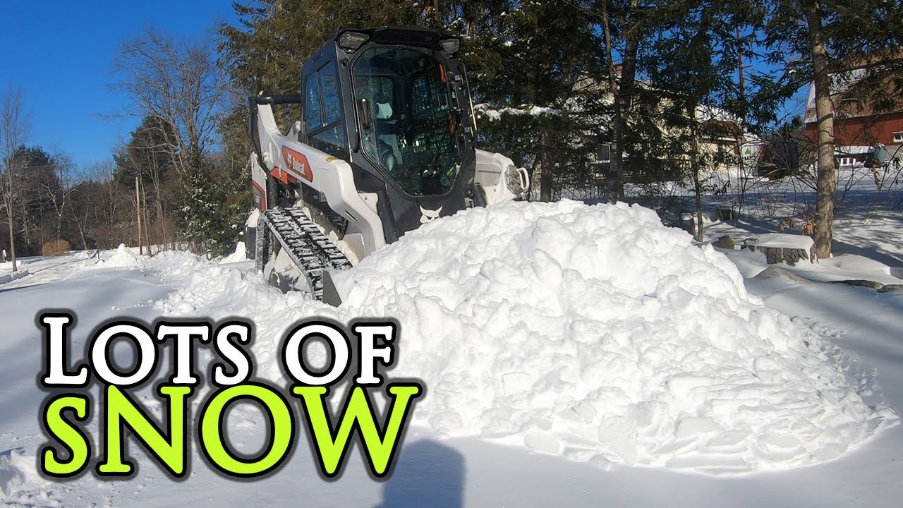 T66 Plowing Over A Foot of Snow