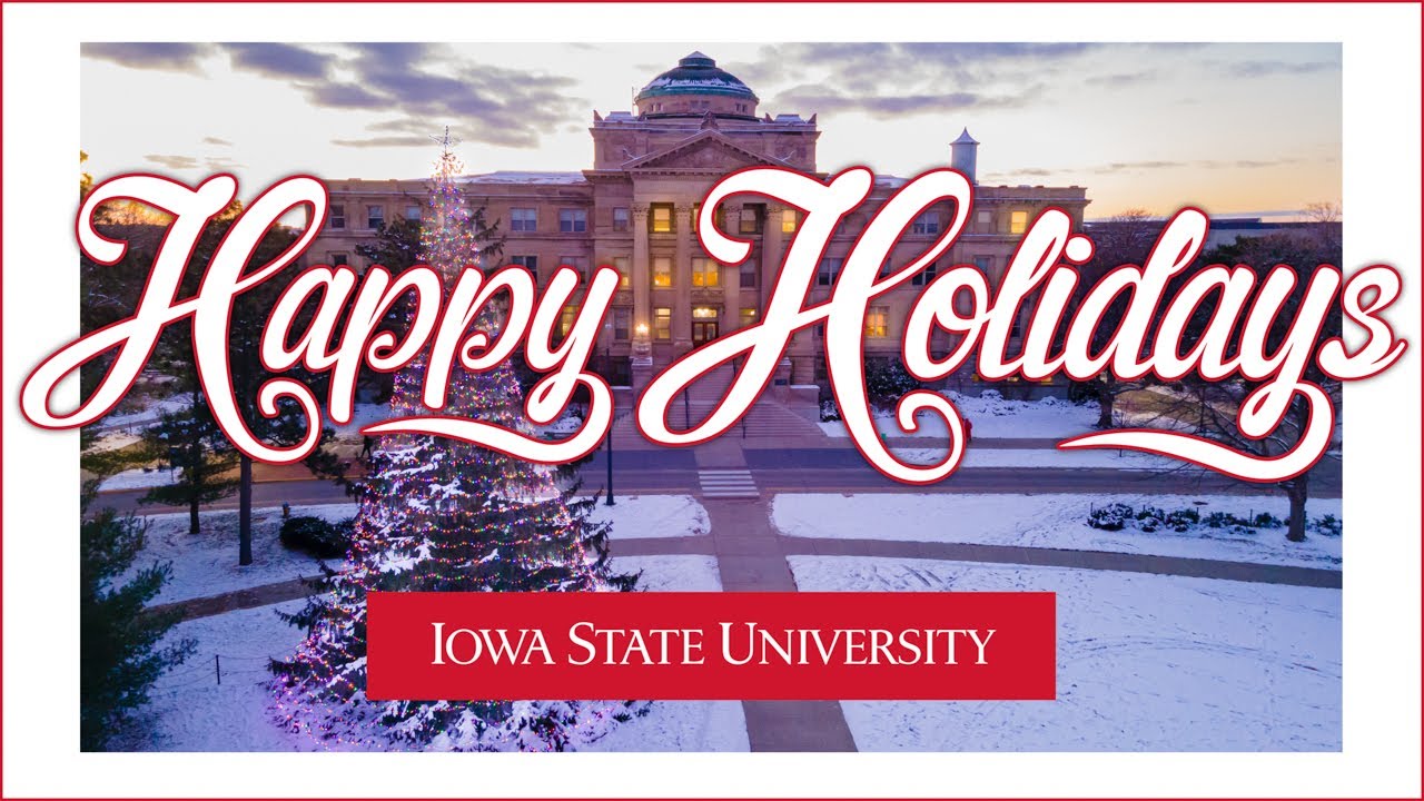 2022 Holiday Message from Iowa State University President Wendy Wintersteen and Robert Waggoner