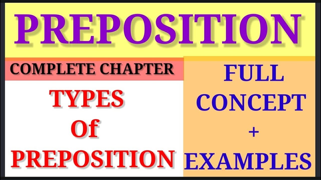 Preposition I Preposition in Hindi / Best Trick / Concept / Preposition in English Grammar