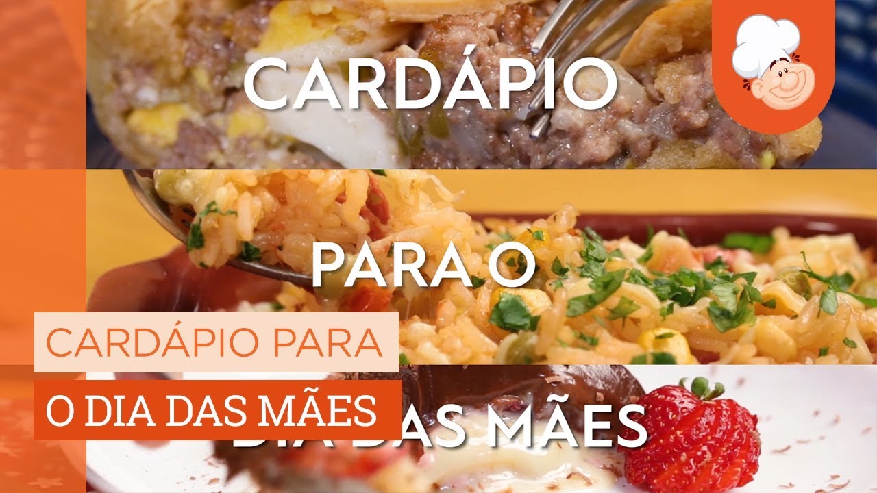 Cardápio para o Dia das Mães — Receitas TudoGostoso