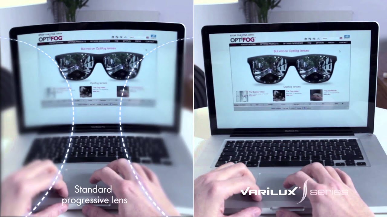 Standard Progressive vs Varilux S Series Lenses