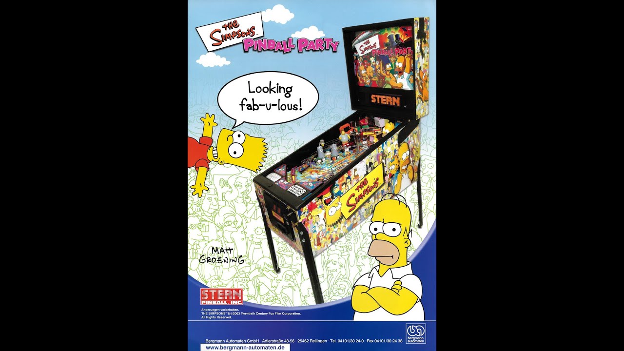 Hyperpin Virtual Pinball The Simpsons Pinball Party Demo