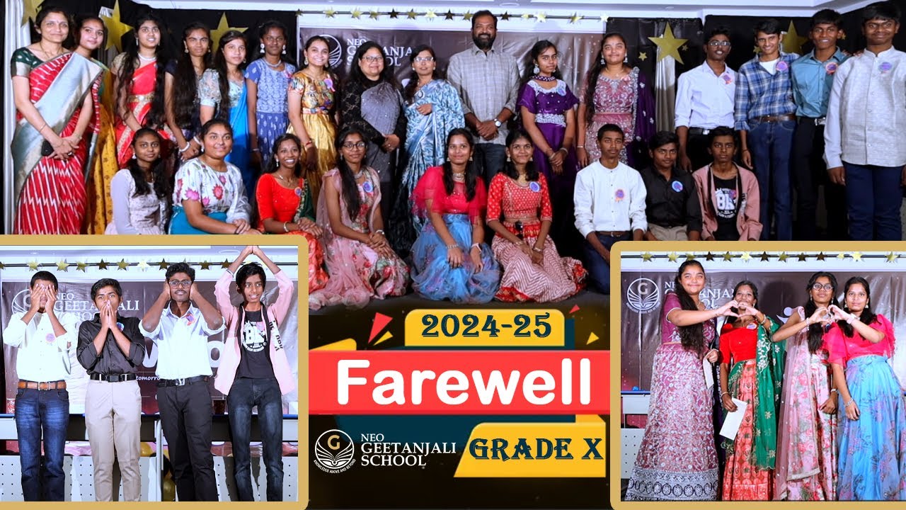 #NGS Grade X Farewell - 2025 &hearts;️💃🕺🥳 | Neo Geetanjali Schools, Pragathi Nagar & Nizampet
