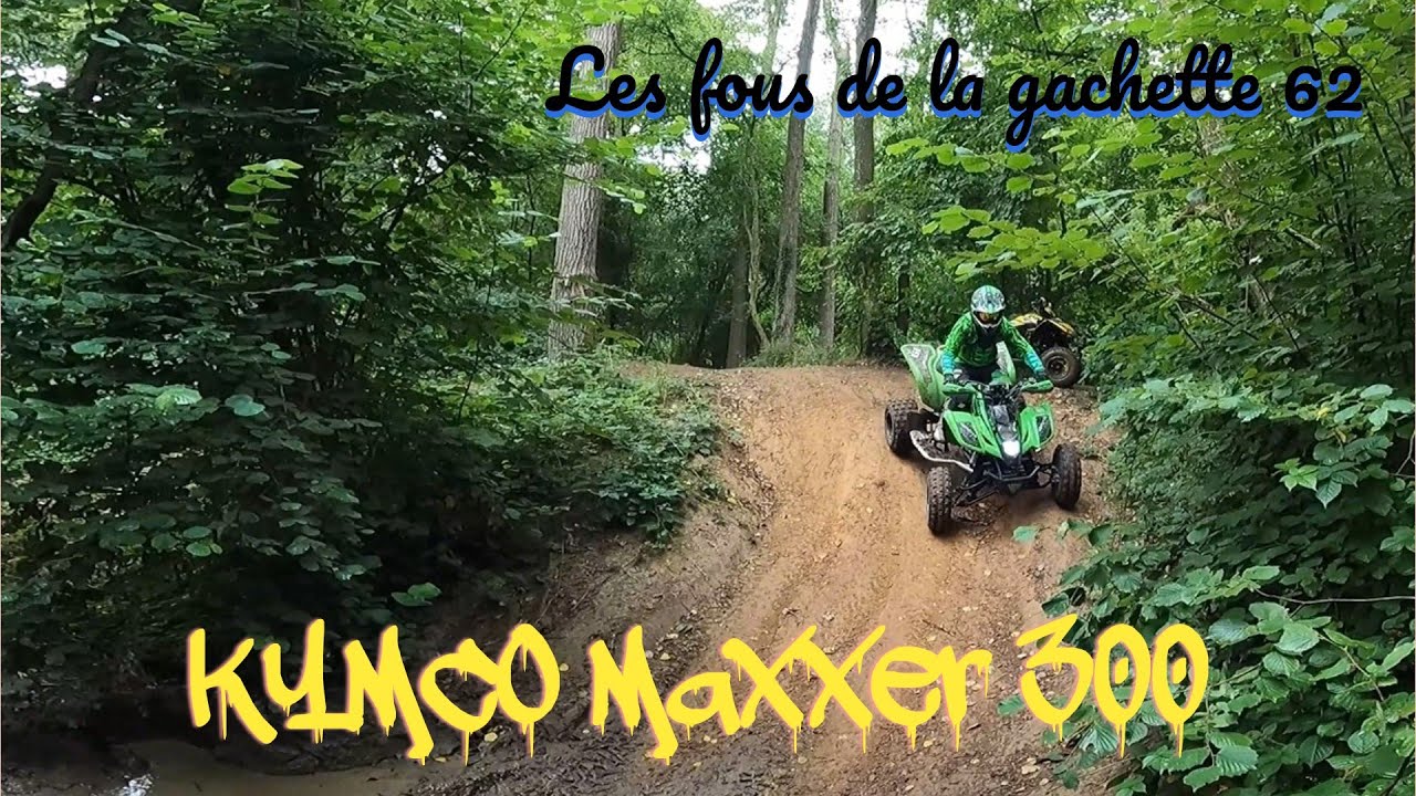 KYMCO MAXXER 300 : sortie avec LES FOUS DE LA GACHETTE 62