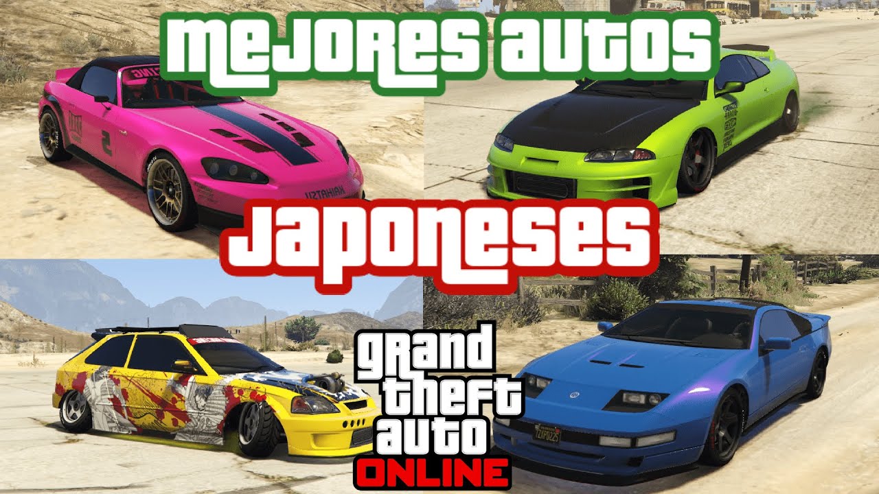 TOP 10 mejores autos JAPONESES/JDM del GTA Online (90's-2000)