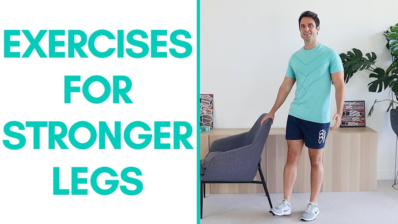 Leg Exercises For Seniors | Leg, Knee & Hip Exercises For Seniors | (Includes Single-Leg Exercises)