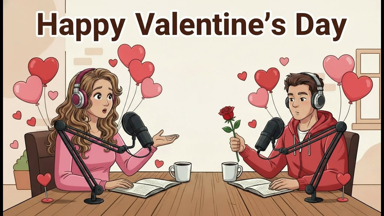 How to Greet Your Loved Ones at Valentine's Day | Learn English With Real English Conversation