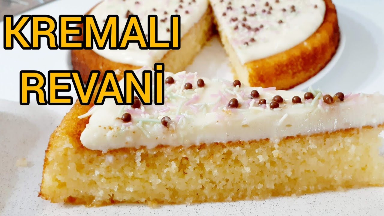 Enfes Bir Tatlı,Kremalı Revani #revanitarifi #revani #şerbetlitatlılar #tatlıtarifleri #yummy   