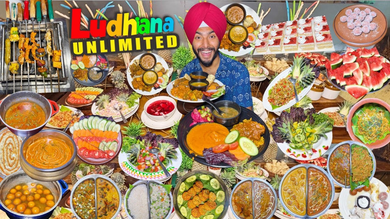 150+Items Buffet | Biggest Unlimited  Buffet in Ludhiana #indianstreetfood