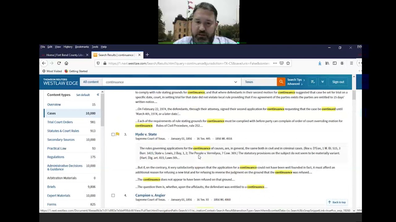 Express Class - Basics of Westlaw