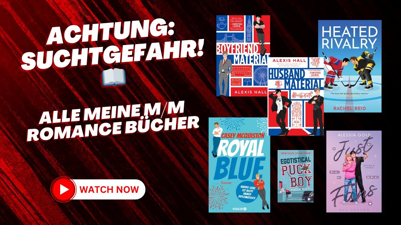 Wir schauen uns meine M/M Romance Bücher an!