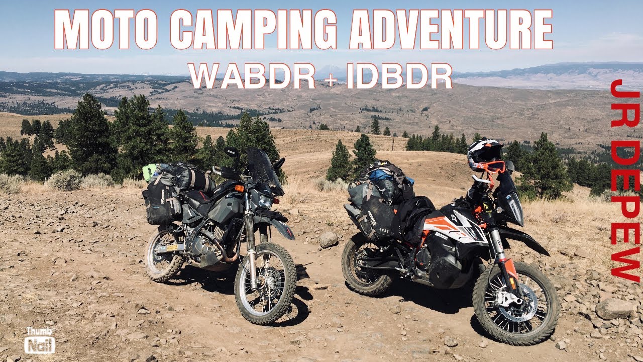 MOTORCYCLE CAMPING / WA and ID BDR DR650, KTM790  #motocamping