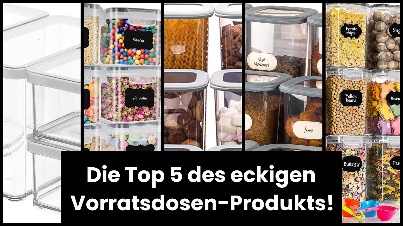 VORRATSDOSEN ECKIG: Die Top 5 des eckigen Vorratsdosen-Produkts!