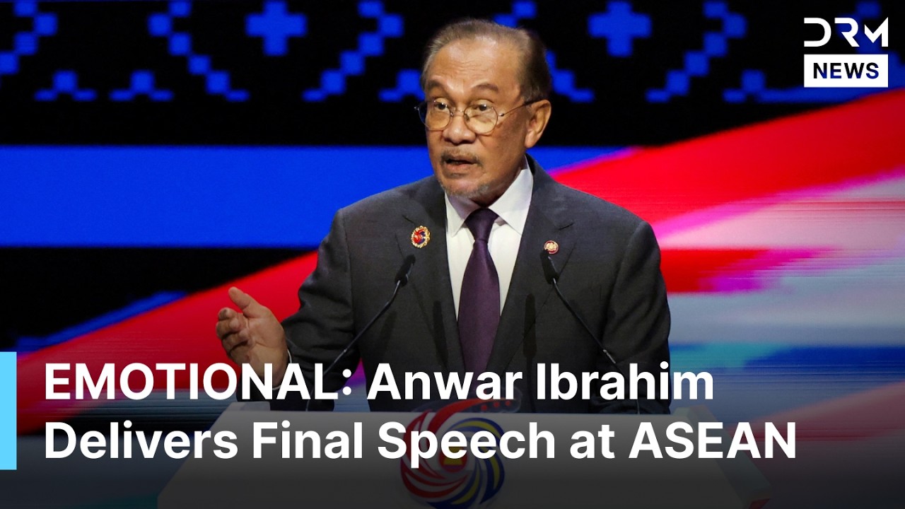 EMOTIONAL FINAL SPEECH: Anwar Ibrahim Concludes His ASEAN Chairmanship with Last Speech | AQ1B
