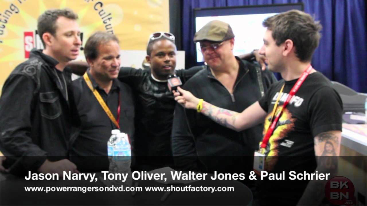 Power Rangers SDCC 2012 Interview With Jason Narvy, Paul Schrier, Walter Jones & Tony Oliver