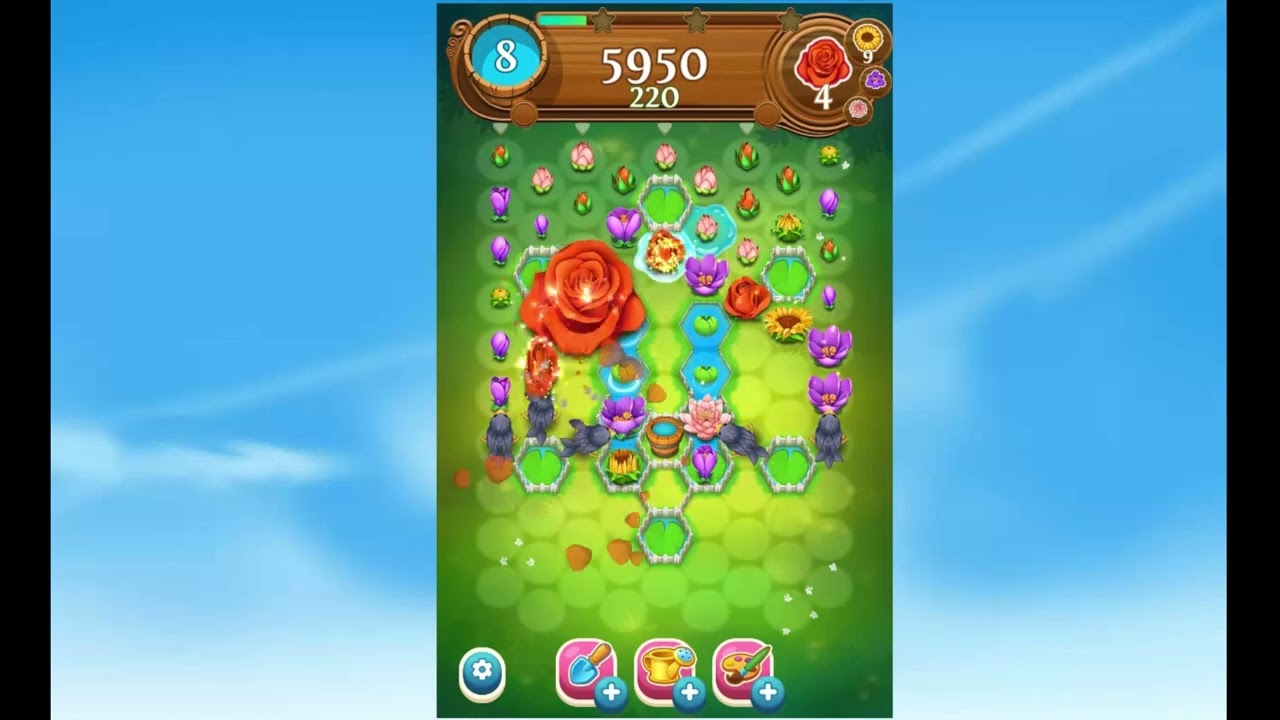 Blossom Blast Saga  level 1941 no boosters