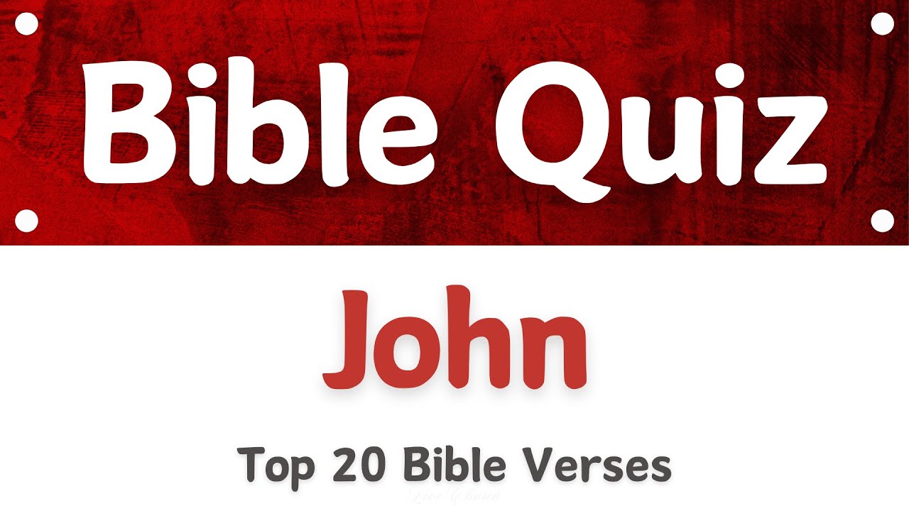 Bible Quiz _ John _ Bible Study _ #john #biblequiz #biblestudy #jesus #bible #davidbaldwin