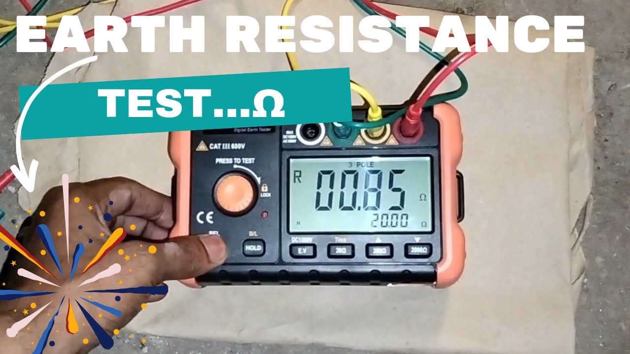HOW TO EARTH RESISTANCE TEST & Unboxing VICTOR 4105A