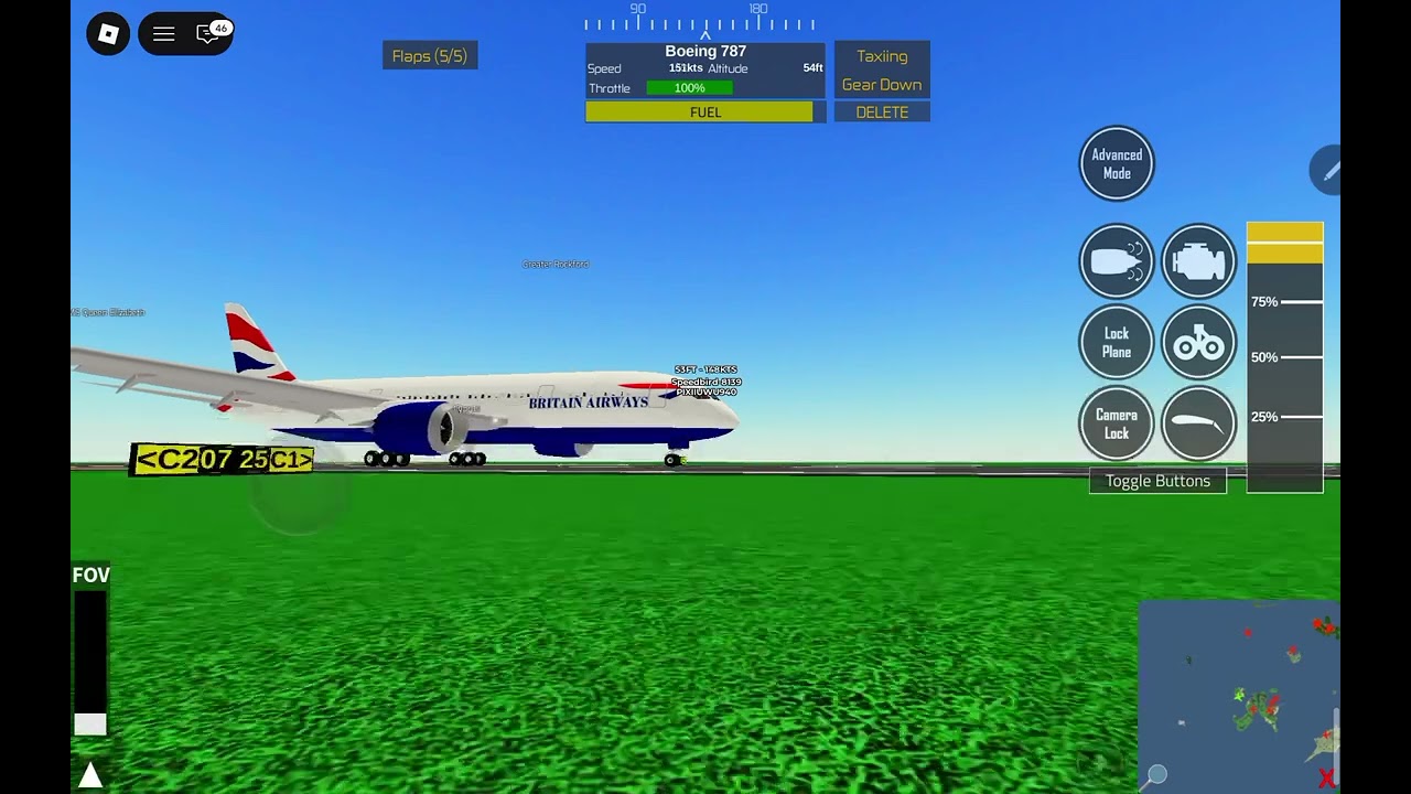 British Airways B787 from Greater Rockford to Sauthemptona in PTFS part 2