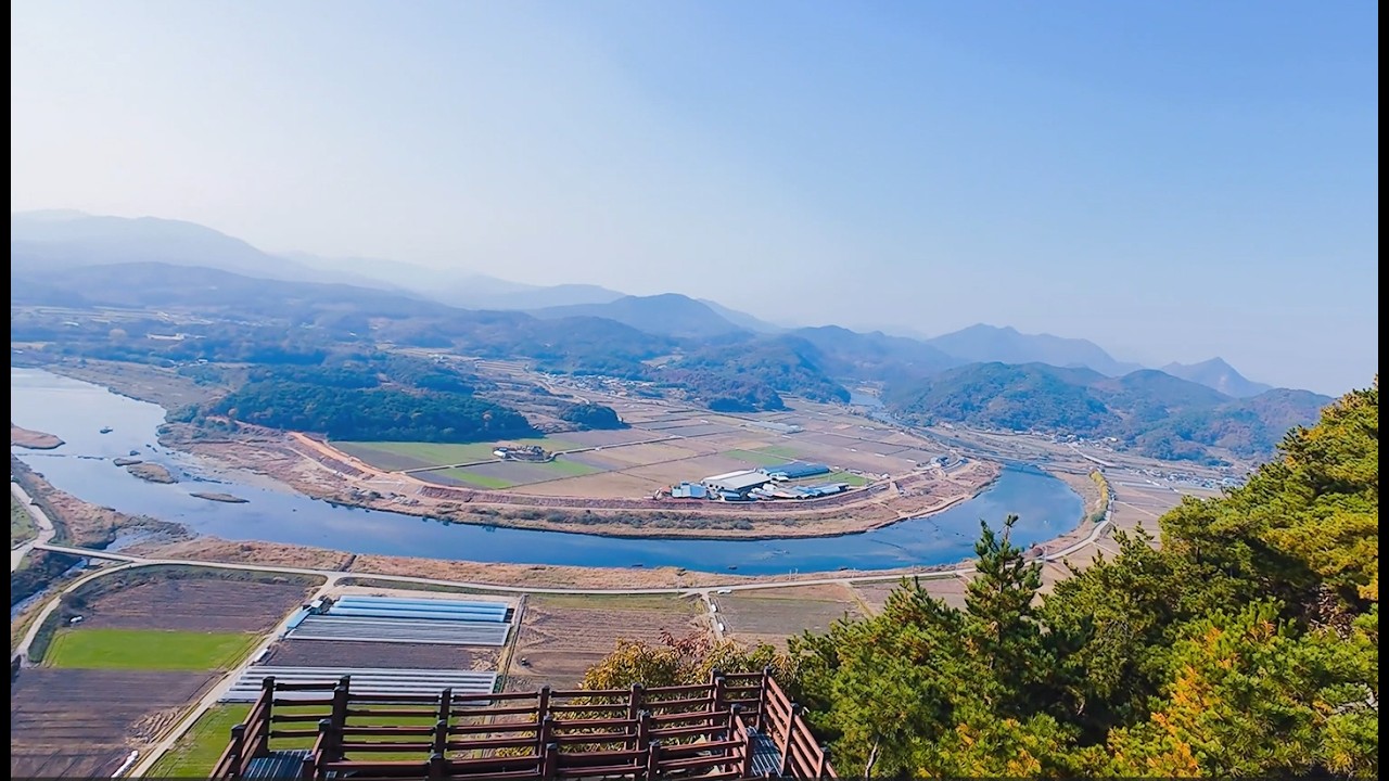 순창군 명소 채계산 출렁다리