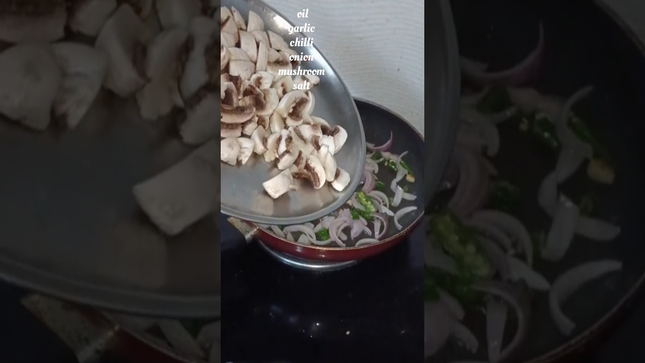 🌶️🍄Spicy Mushroom garlic fry#sidedishreceipe#easyindianrecipe#trendingshorts