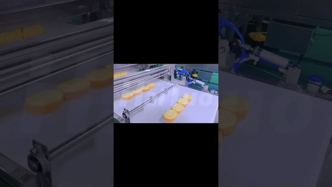 HaiTuo Ultrasonic chase cutting system,ultrasonic swiss roll  cutting machine