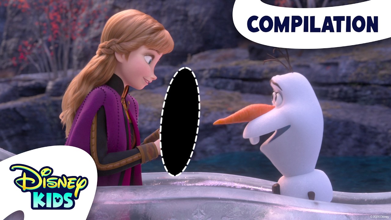 Frozen Freeze Frame Challenge! ⏸️❄️ | Frozen | @disneykids