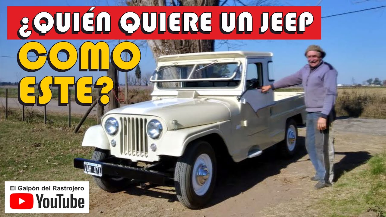 ESPECTACULAR JEEP PICKUP TOTALMENTE RESTAURADO Guillermo Zamaro, de Alvear, Santa Fe