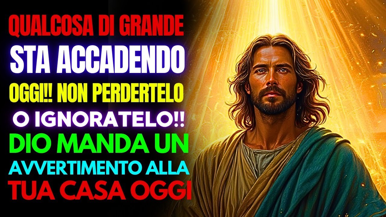 DIO TI DICE OGGI: SE SALTI, TE NE PENTIRAI PER SEMPRE... IMPORTANTE PER TE!