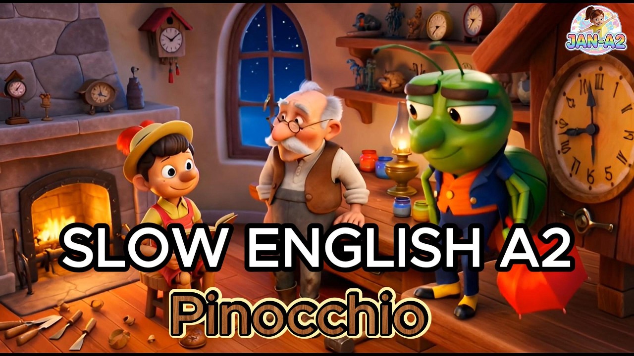 Pinocchio’s Nose Kept Growing... The Ending Will Surprise You! | Easy English Story (A2)