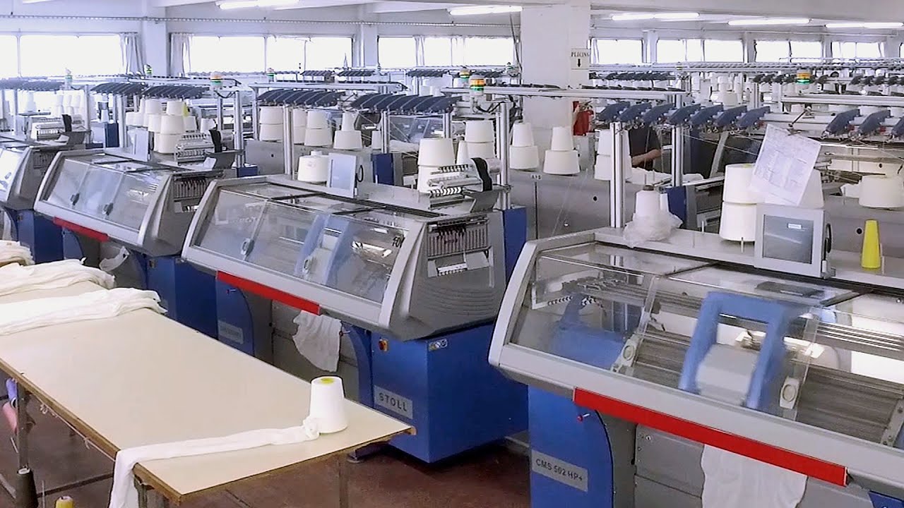 Tecnología Stoll en la industria textil. Máquinas de tejido para empresas lideres del sector.